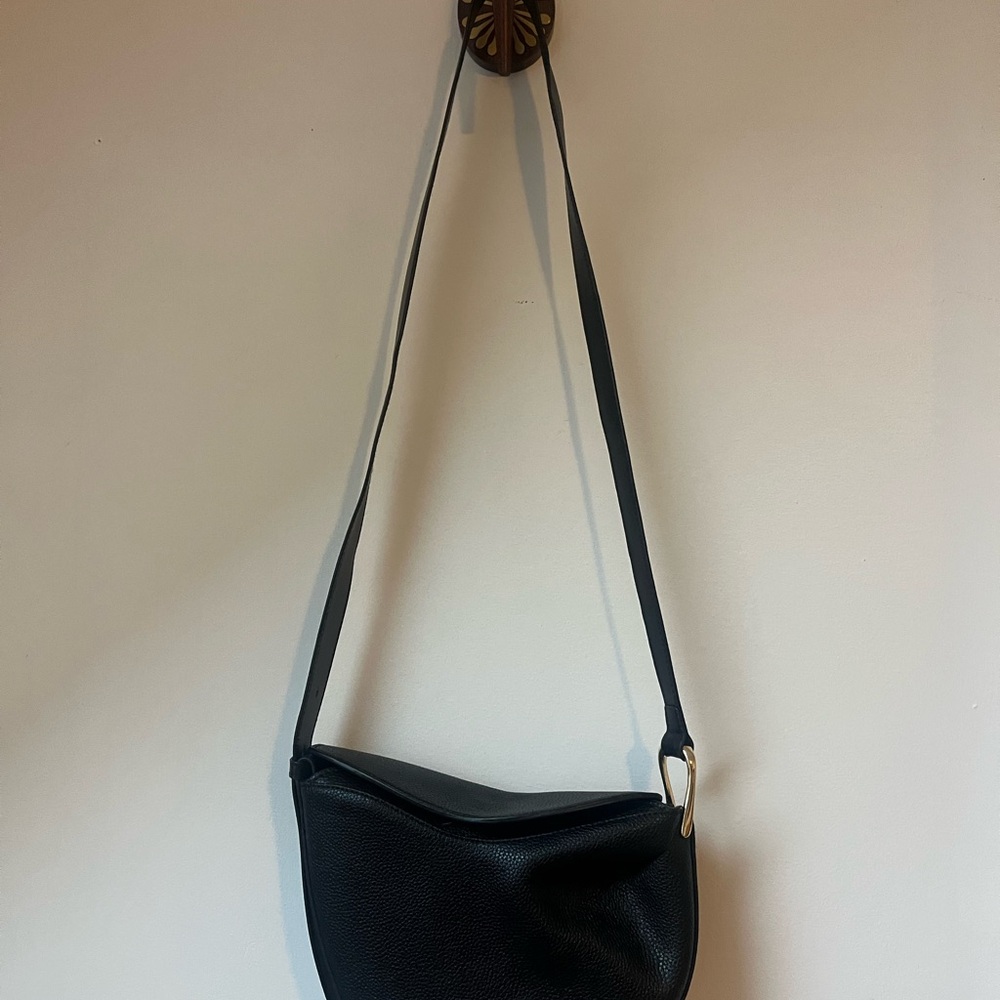 Polene Tonca Bag in textured leather - Picture 6 of 11